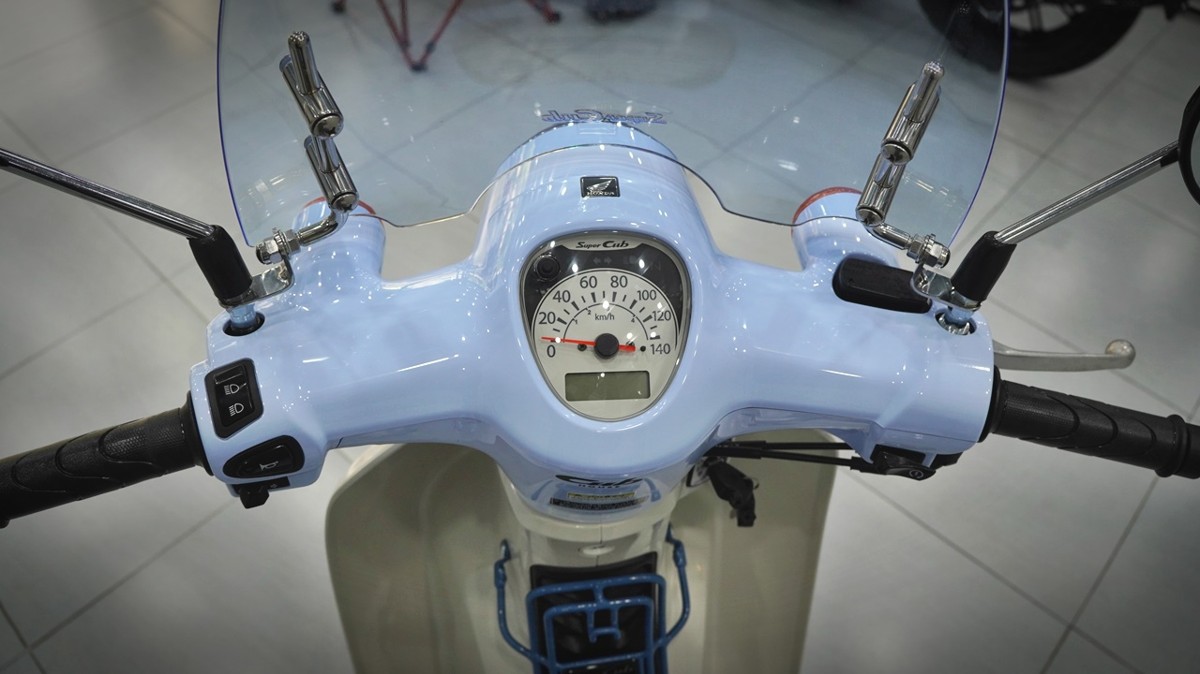 Honda Cub 110 Fujisan bản giới hạn tại Lâm Đồng - Thiết kế đậm chất Nhật Bản