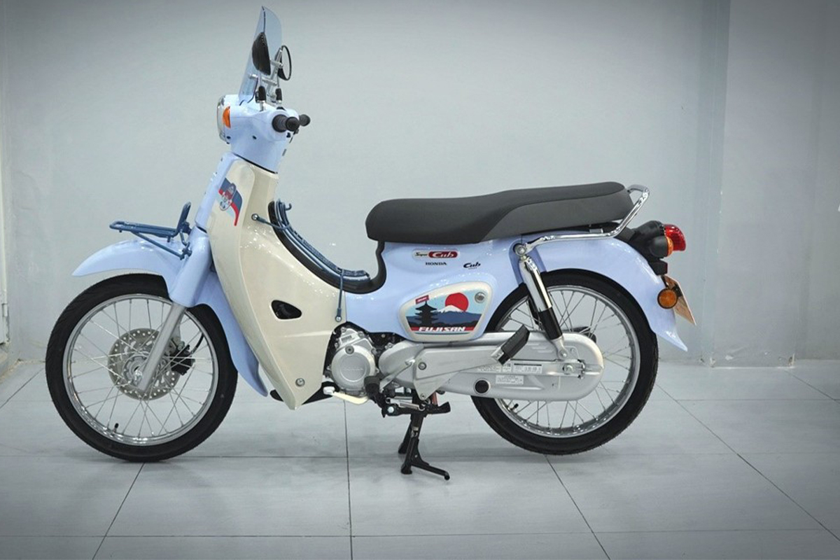 Honda Cub 110 Fujisan bản giới hạn tại Lâm Đồng - Thiết kế đậm chất Nhật Bản