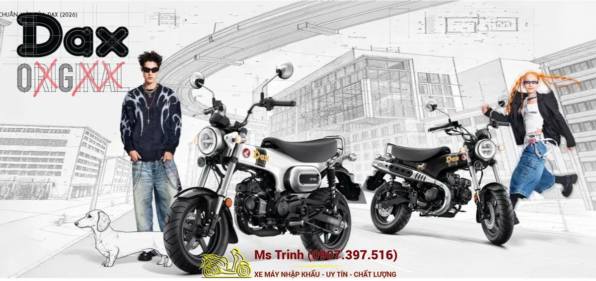 Honda Dax ST125 2026 tại Lâm Đồng - Minibike huyền thoại khung T-Bone đầy cá tính