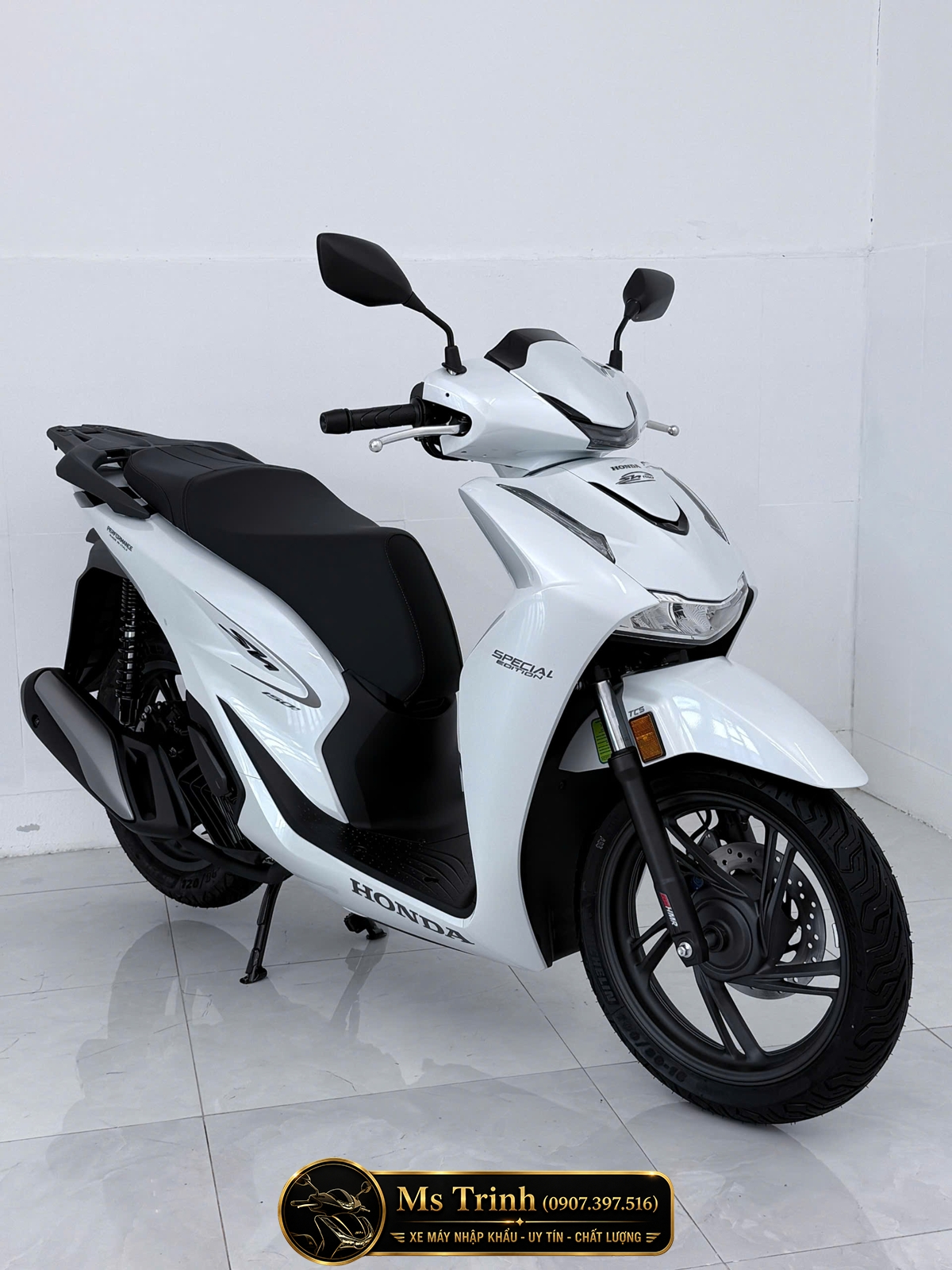 Honda SH150i Special Edition Standard nhập HMR Ý màu trắng tại Lâm Đồng: Giá trị nằm trong từng chi tiết nguyên bản