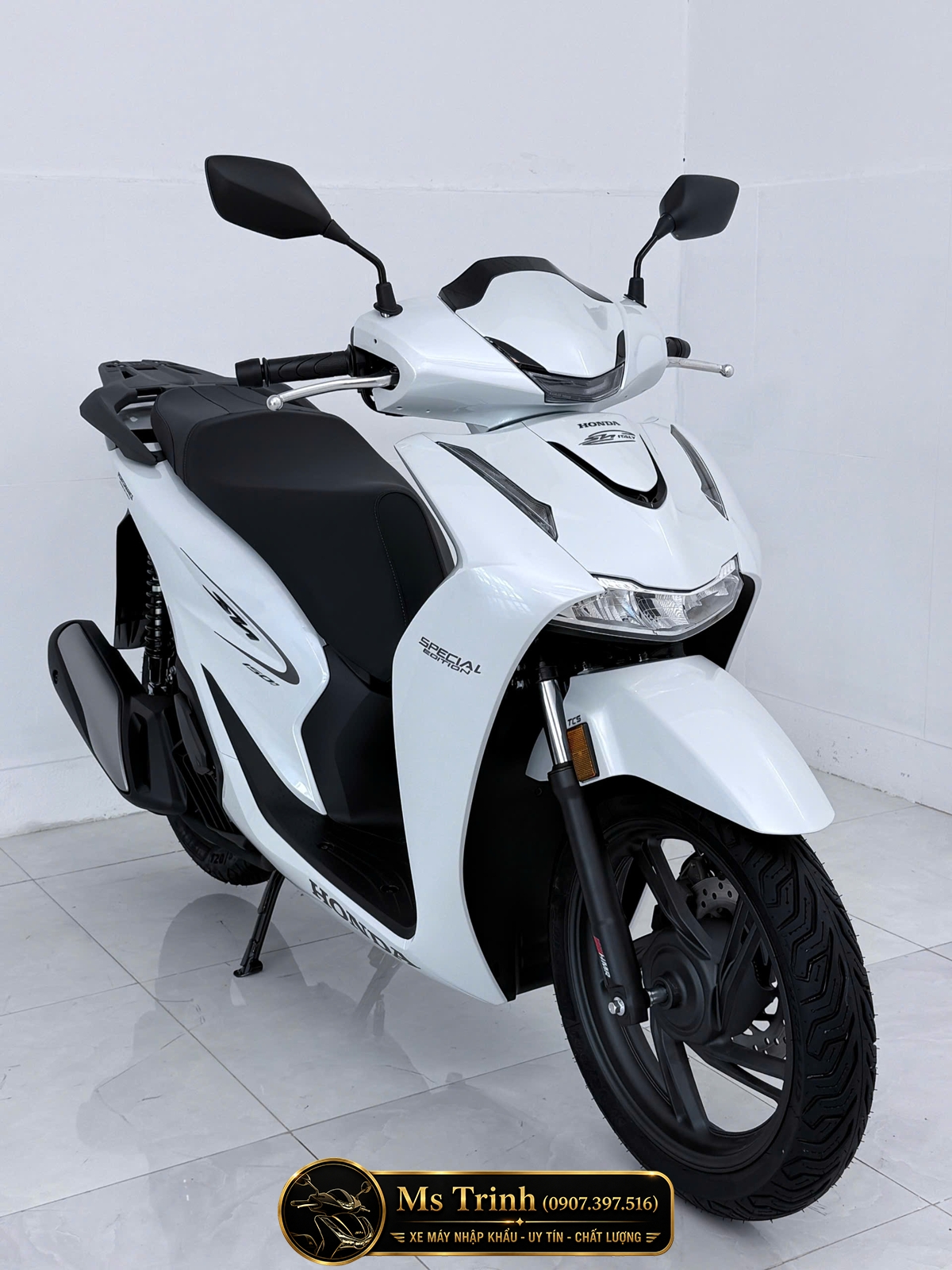 Honda SH150i Special Edition Standard nhập HMR Ý màu trắng tại Lâm Đồng: Giá trị nằm trong từng chi tiết nguyên bản