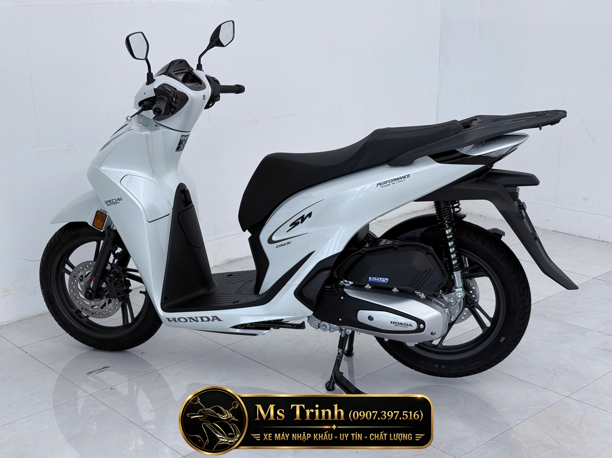 Honda SH150i Special Edition Standard nhập HMR Ý màu trắng tại Lâm Đồng: Giá trị nằm trong từng chi tiết nguyên bản
