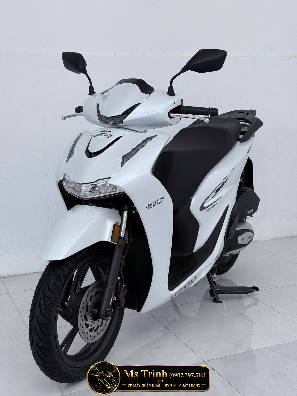 Honda SH150i Special Edition Standard nhập HMR Ý màu trắng tại Lâm Đồng: Giá trị nằm trong từng chi tiết nguyên bản