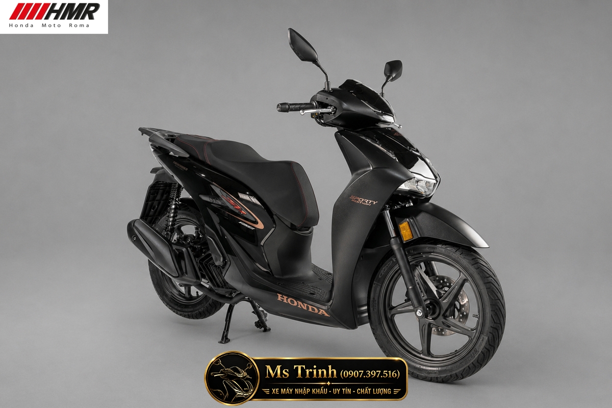 Honda SH150i nhập Ý 2026 Sporty màu đen tại Lâm Đồng - Mẫu SH Ý cao cấp được săn đón nhất hiện nay