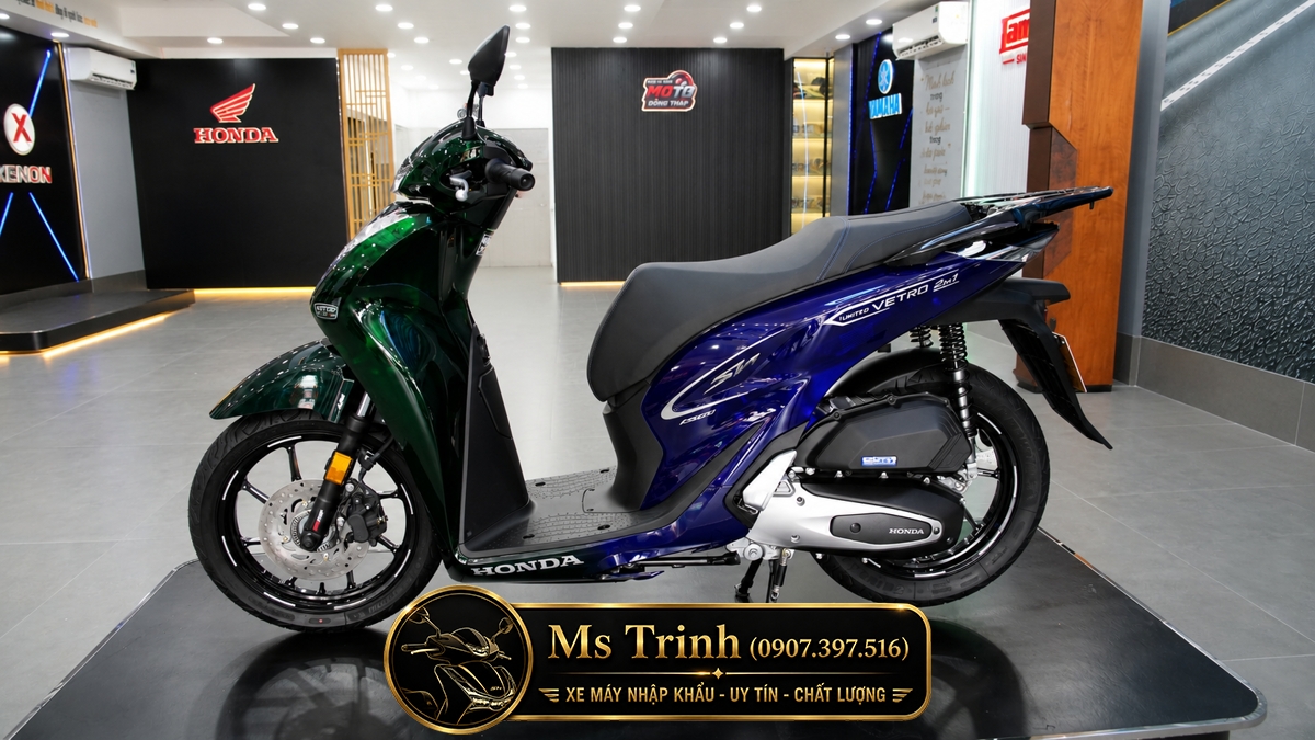 Honda SH150i Vetro Green - Sapphire tại Lâm Đồng: SH Ý Limited 200 xe