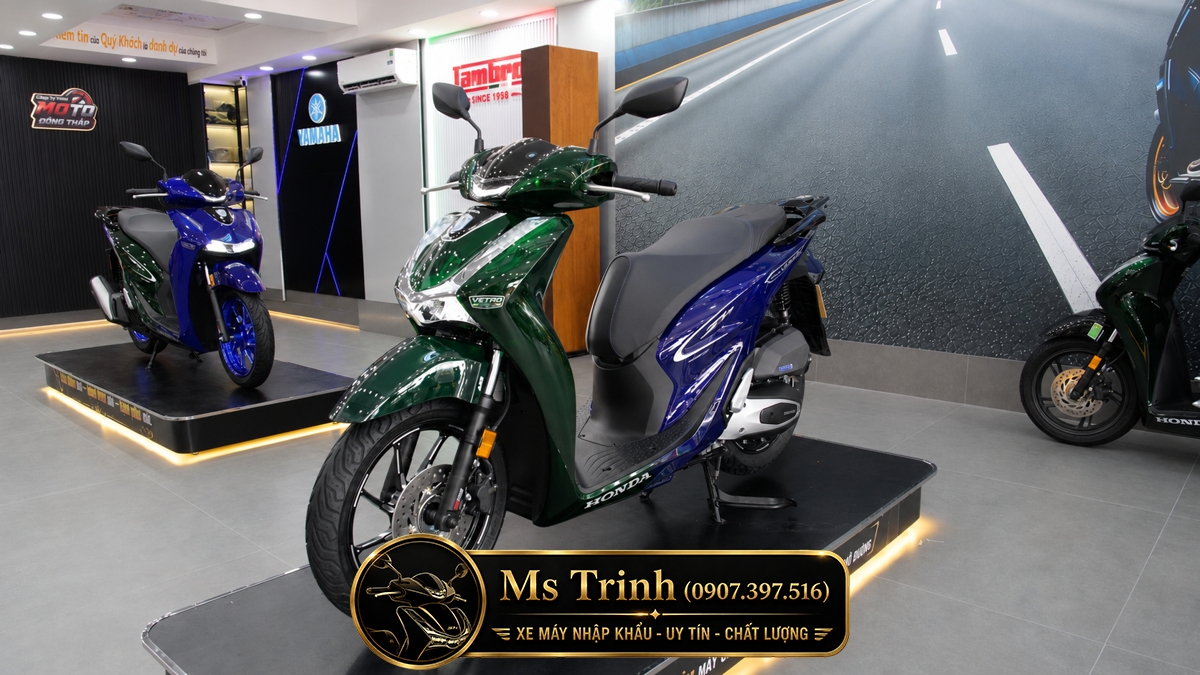 Honda SH150i Vetro Green - Sapphire tại Lâm Đồng: SH Ý Limited 200 xe