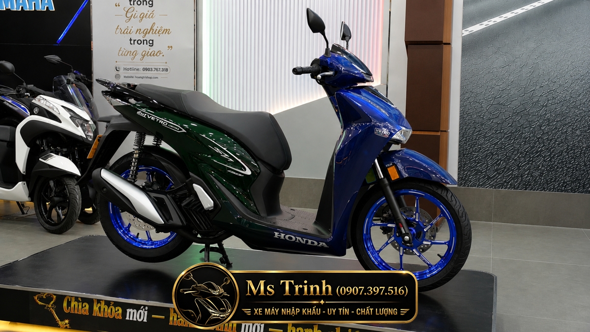 Honda SH150i Vetro Sapphire - Green tại Lâm Đồng: SH Ý 2 trong 1 giới hạn 200 xe