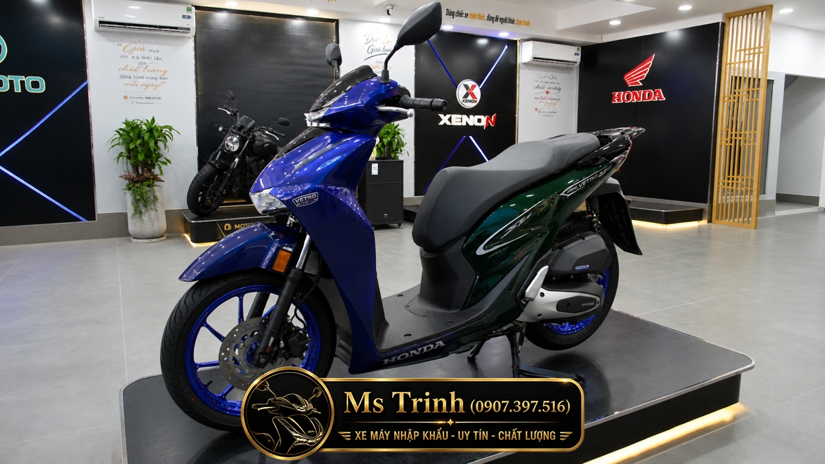 Honda SH150i Vetro Sapphire - Green tại Lâm Đồng: SH Ý 2 trong 1 giới hạn 200 xe