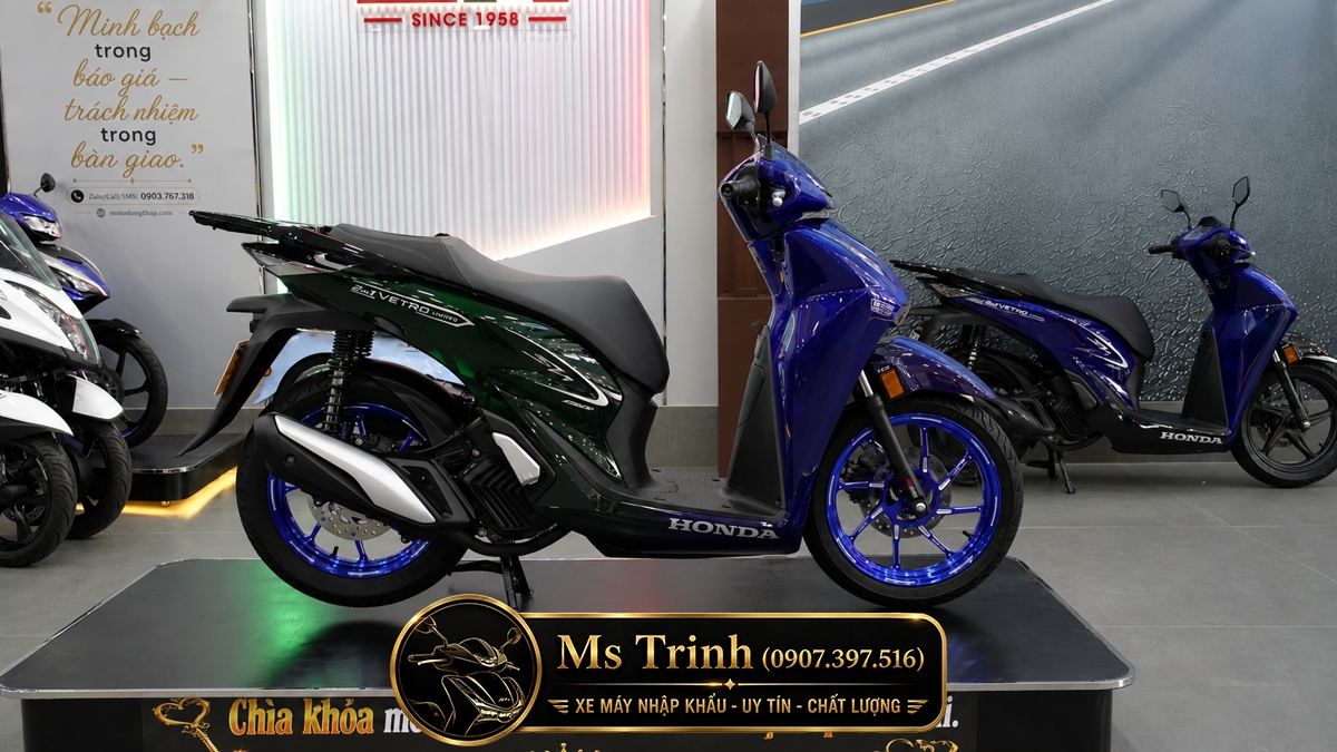 Honda SH150i Vetro Sapphire - Green tại Lâm Đồng: SH Ý 2 trong 1 giới hạn 200 xe