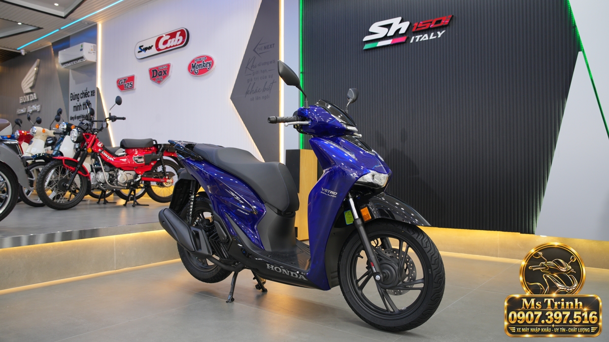 Honda SH150 Vetro Blue 2027 tại Lâm Đồng - Xanh Sapphire trong suốt, nhập Ý sang trọng