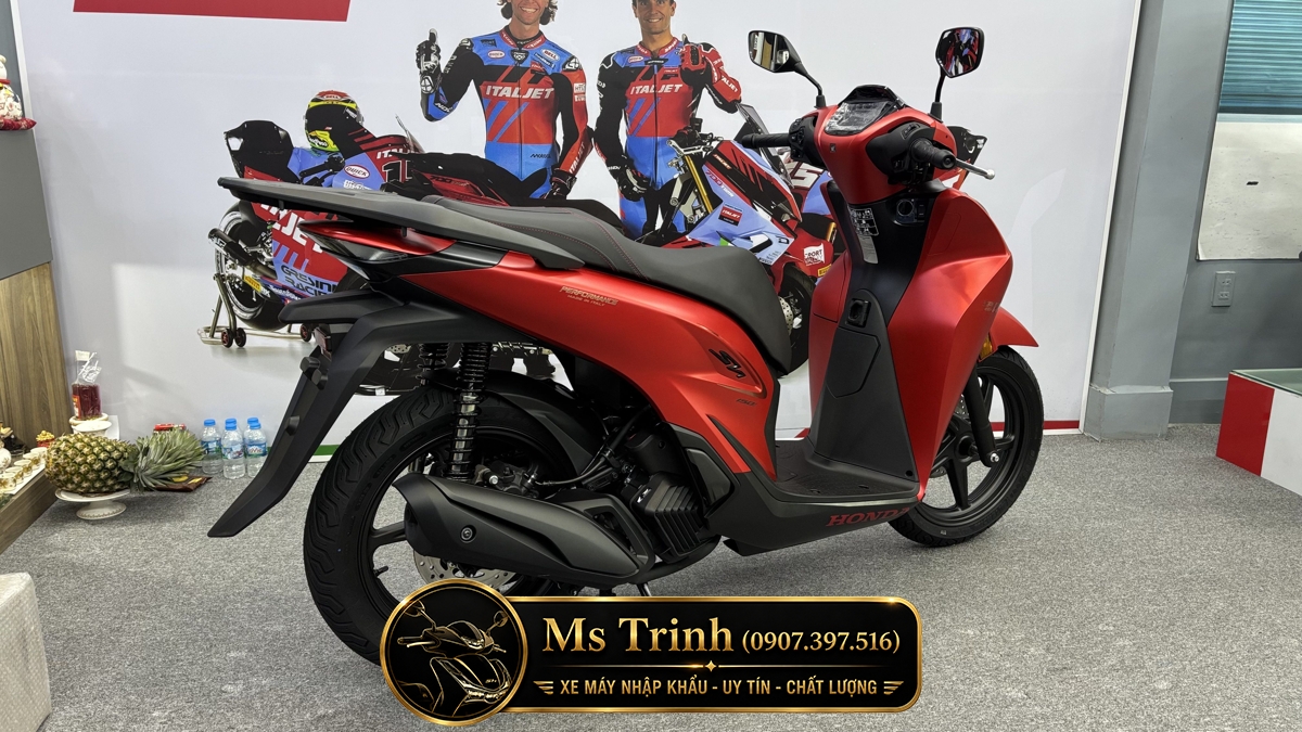 Honda SH150 Ý 2026 màu đỏ Sporty New Concept tại Lâm Đồng: Giá trị khác biệt của một chiếc SH nhập khẩu