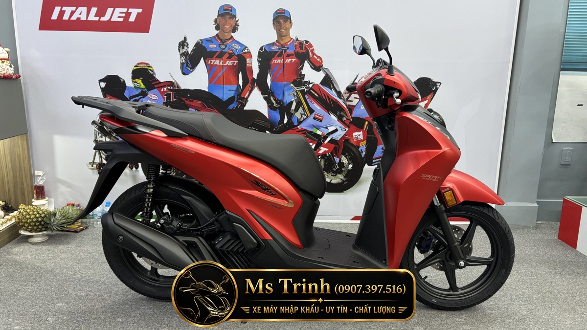 Honda SH150 Ý 2026 màu đỏ Sporty New Concept tại Lâm Đồng: Giá trị khác biệt của một chiếc SH nhập khẩu