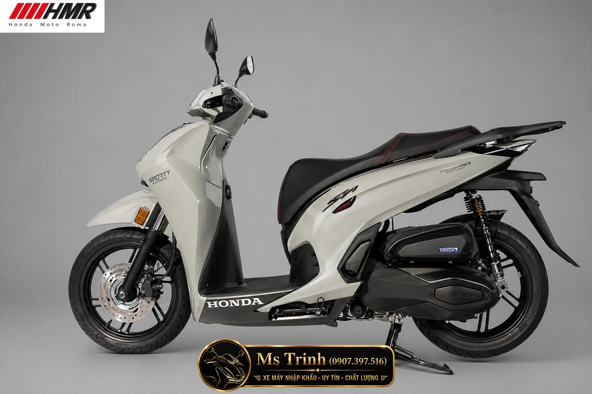 Honda SH350i nhập Ý 2026 tại Lâm Đồng - SH350i Sporty Trắng Nhám, Xám Bóng Đẳng Cấp Chuẩn Ý