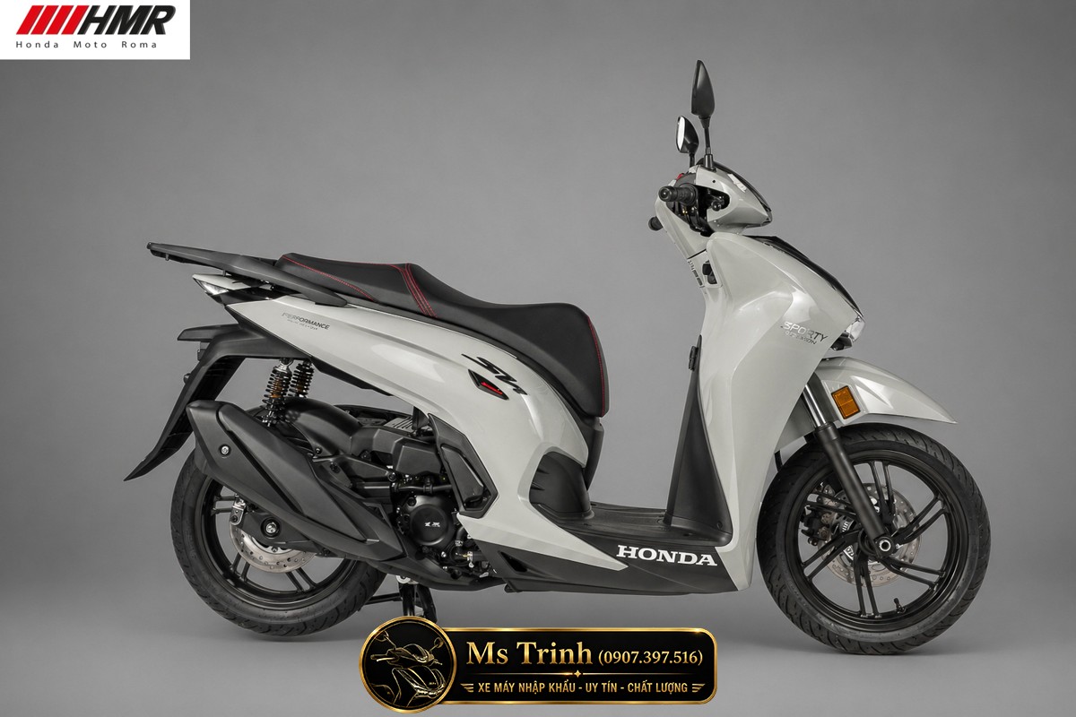 Honda SH350i nhập Ý 2026 tại Lâm Đồng - SH350i Sporty Trắng Nhám, Xám Bóng Đẳng Cấp Chuẩn Ý