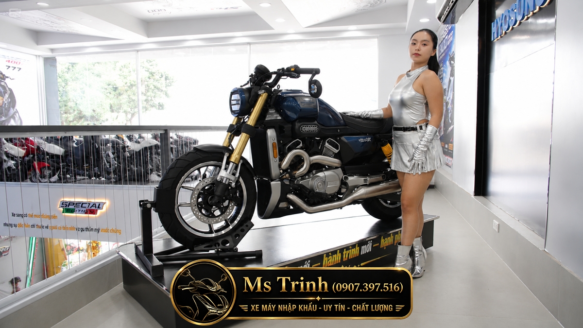 Hyosung GV350X tại Lâm Đồng - Cruiser 350cc Phong Cách Mỹ Cơ Bắp, Cá Tính