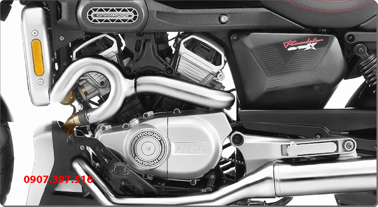 Hyosung GV350X tại Lâm Đồng - Cruiser 350cc Phong Cách Mỹ Cơ Bắp, Cá Tính