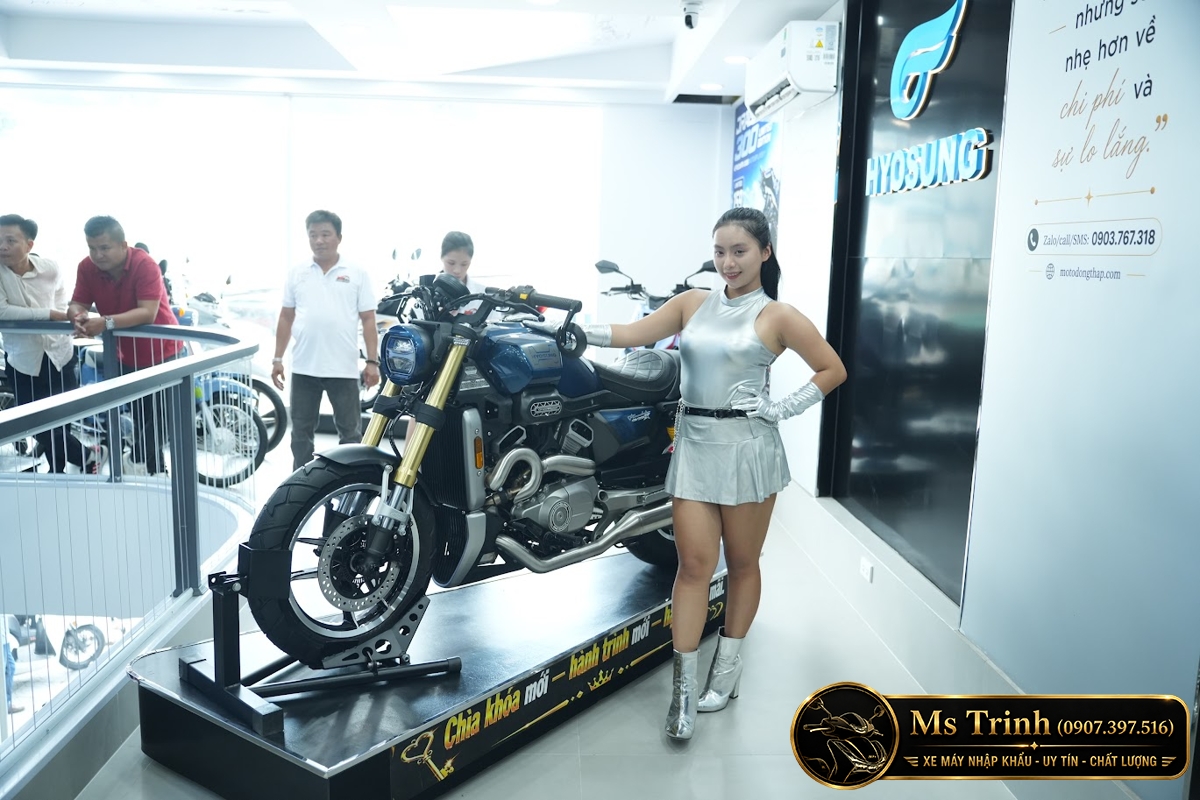 Hyosung GV350X tại Lâm Đồng - Cruiser 350cc Phong Cách Mỹ Cơ Bắp, Cá Tính
