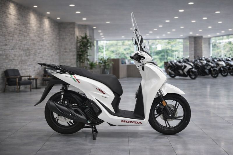 Honda SH150 trắng pha lê nhập Ý 2026 tại Lâm Đồng - Sport Edition chính ngạch, chuẩn chất Ý