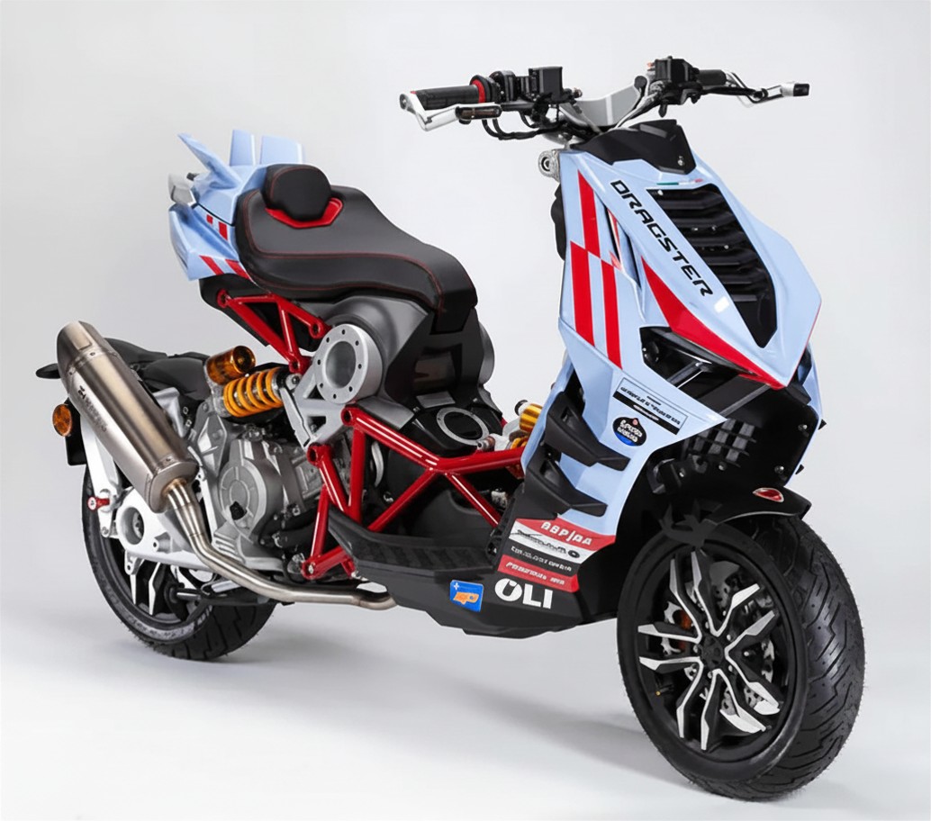 Italjet Dragster 300 Gresini Racing Tại Lâm Đồng - Chiếc Scooter Ý Khiến Dân Chơi Xe Phải Ngoái Nhìn