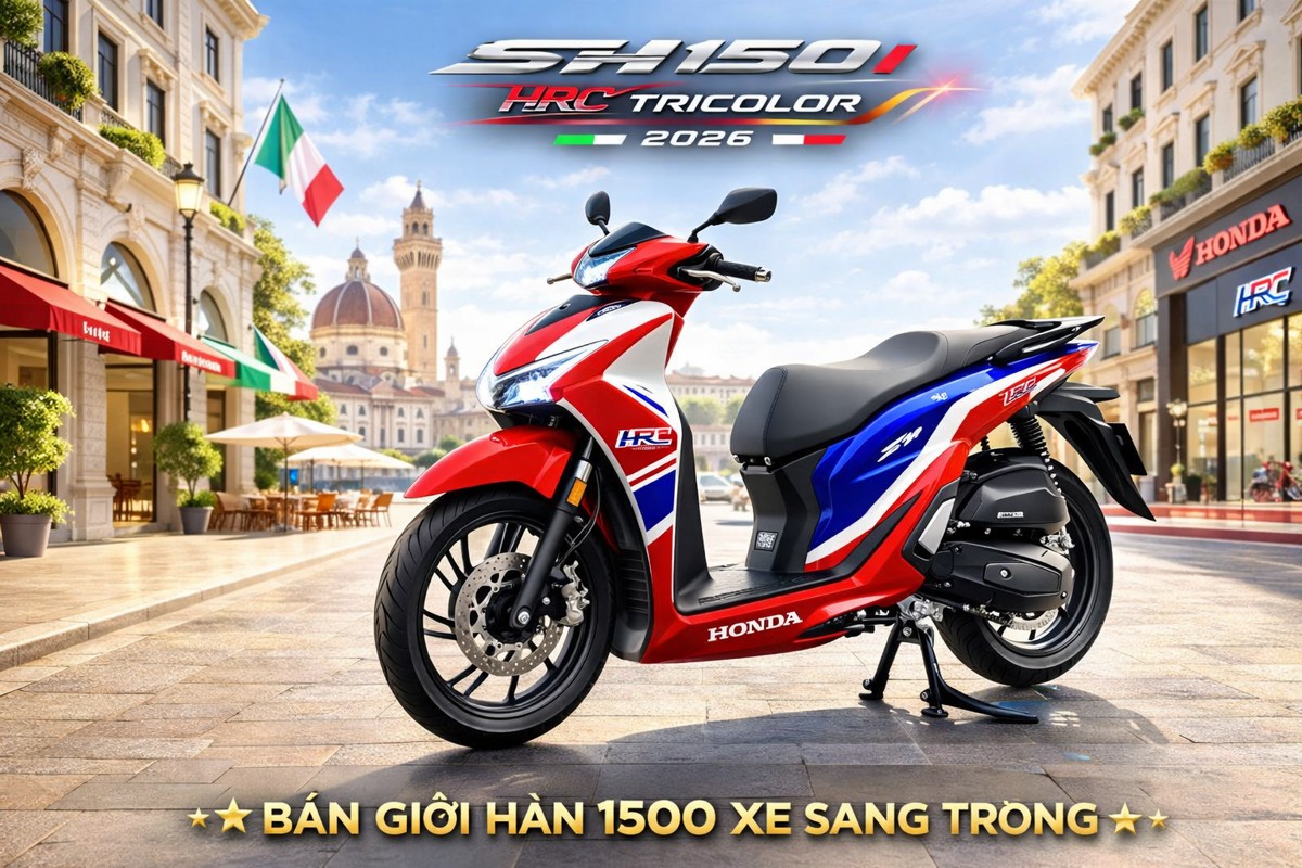 Honda Sh150 HRC 2026 Special Editon tại Lâm Đồng - Siêu phẩm SH Ý giới hạn 500 xe toàn cầu