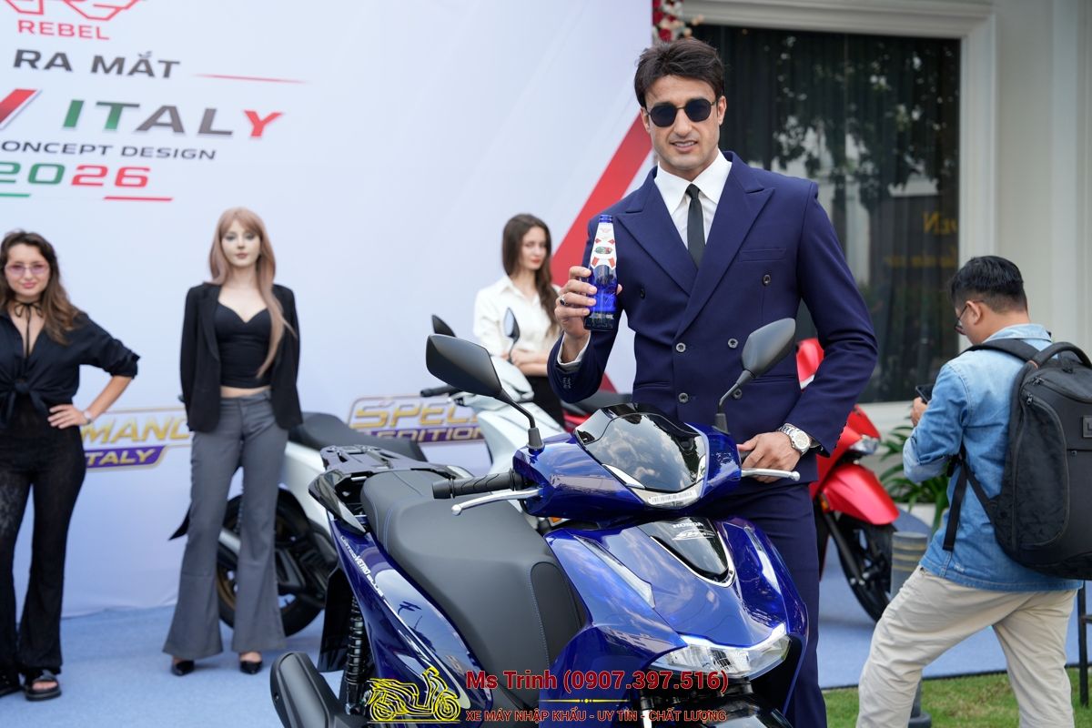 Honda SH150 Vetro Blue 2026 Limited Edition - Siêu phẩm SH Ý dàn áo xanh trong suốt cực hiếm tại Lâm Đồng