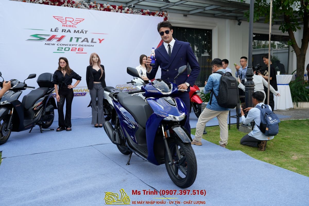 Honda SH150 Vetro Blue 2026 Limited Edition - Siêu phẩm SH Ý dàn áo xanh trong suốt cực hiếm tại Lâm Đồng