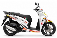 Honda SH150 Ý Malossi 2026 tại Lâm Đồng - Tem custom thể thao, dáng SH thanh lịch